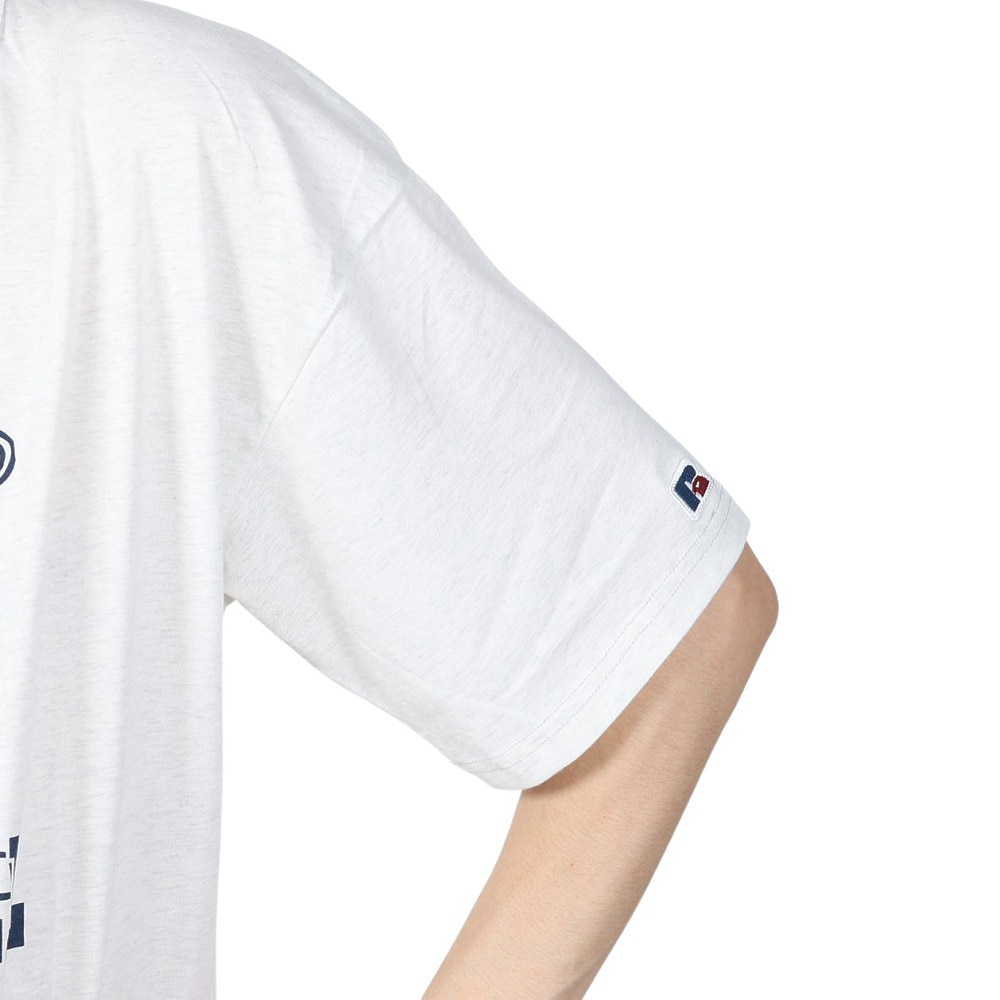 ラッセル（RUSSELL）（メンズ）30S/-アイスホッケー ベア 半袖Tシャツ RBM24S0017 NTL