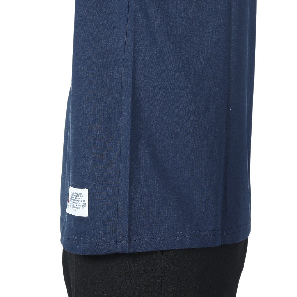 ラッセル（RUSSELL）（メンズ）30S/-アイスホッケー ベア 半袖Tシャツ RBM24S0017 NVY