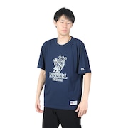 ラッセル（RUSSELL）（メンズ）30S/-アイスホッケー ベア 半袖Tシャツ RBM24S0017 NVY