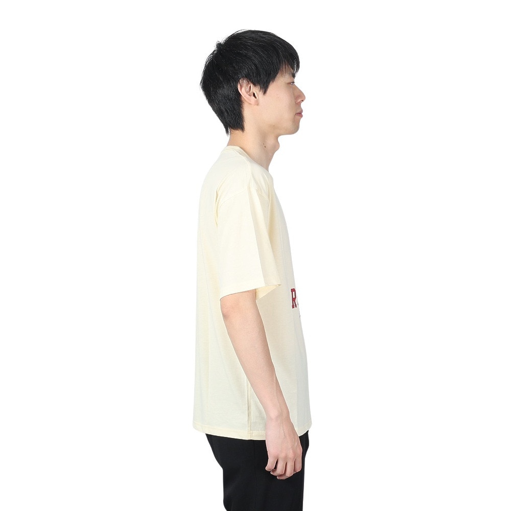 ラッセル（RUSSELL）（メンズ）30S/-アイスホッケー ベア 半袖Tシャツ RBM24S0017 YEL