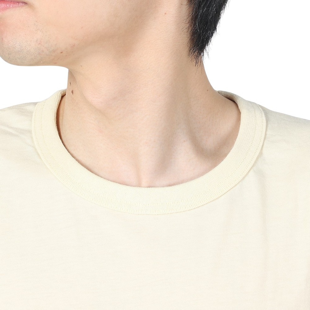 ラッセル（RUSSELL）（メンズ）30S/-アイスホッケー ベア 半袖Tシャツ RBM24S0017 YEL