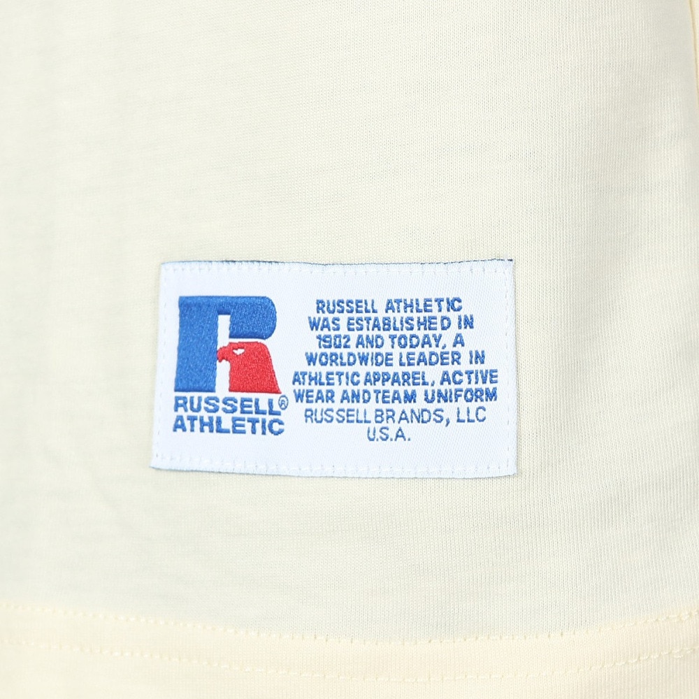 ラッセル（RUSSELL）（メンズ）30S/-アイスホッケー ベア 半袖Tシャツ RBM24S0017 YEL