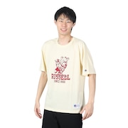 ラッセル（RUSSELL）（メンズ）30S/-アイスホッケー ベア 半袖Tシャツ RBM24S0017 YEL