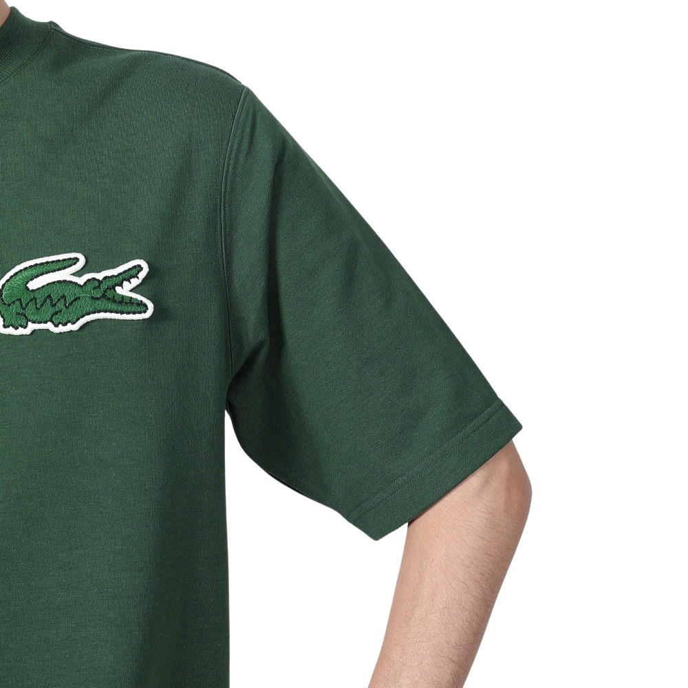 ラコステ（LACOSTE）（メンズ）オーバーサイズ クロックエンブレム スウェットTシャツ SH058LJ-99132