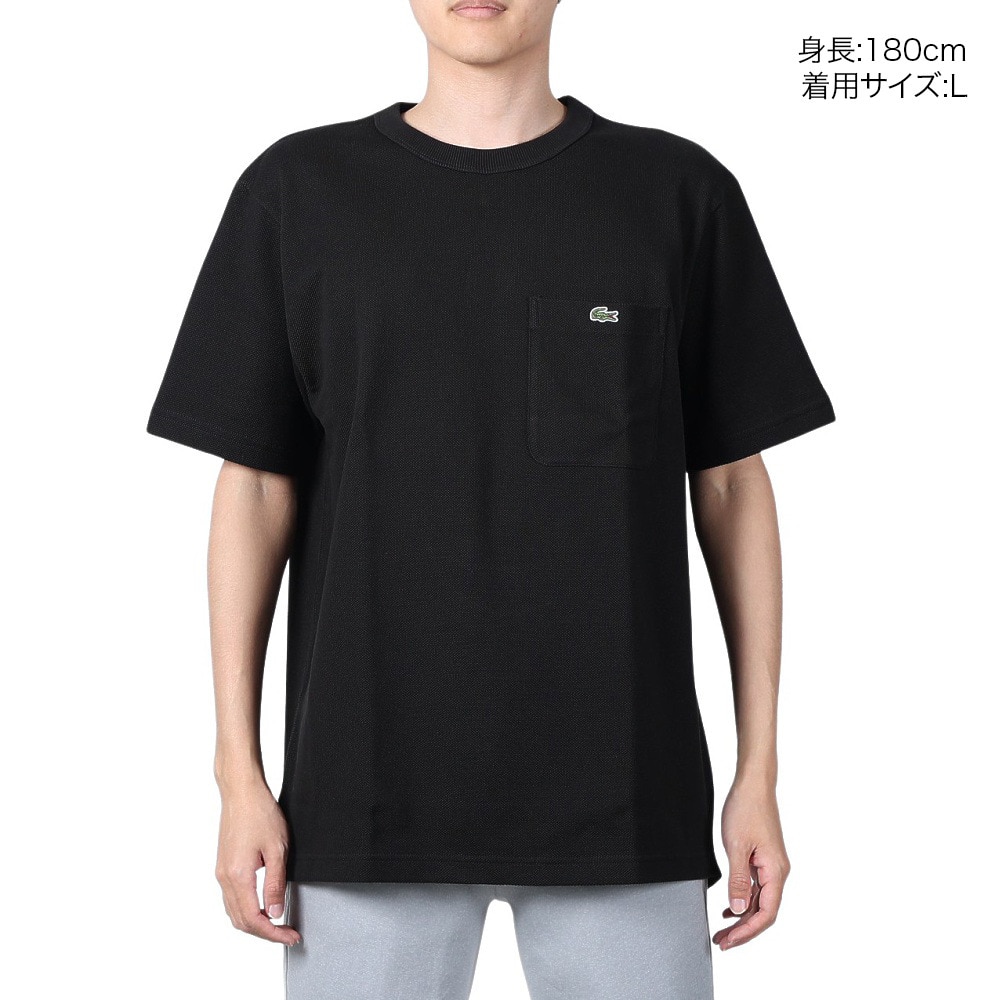 ラコステ（LACOSTE）（メンズ）鹿の子地 ポケット半袖Tシャツ TH4921-99031