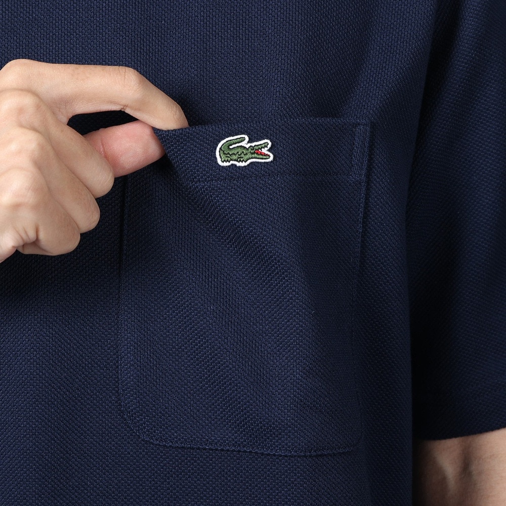ラコステ（LACOSTE）（メンズ）鹿の子地 ポケット半袖Tシャツ TH4921-99166