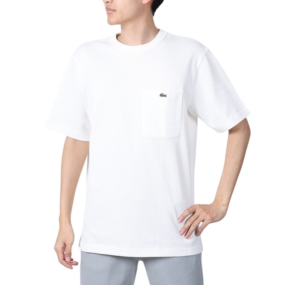ラコステ（LACOSTE）（メンズ）鹿の子地 ポケット半袖Tシャツ TH4921-9970V