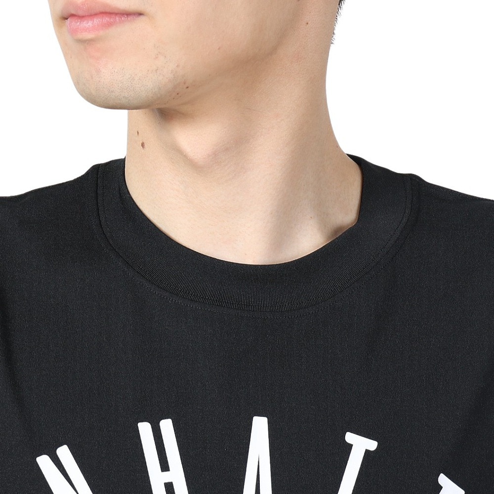 マンハッタンポーテージ（ManhattanPortage）（メンズ、レディース）半袖プリントTシャツ スポルティング 24SS-MP-M574 BLK