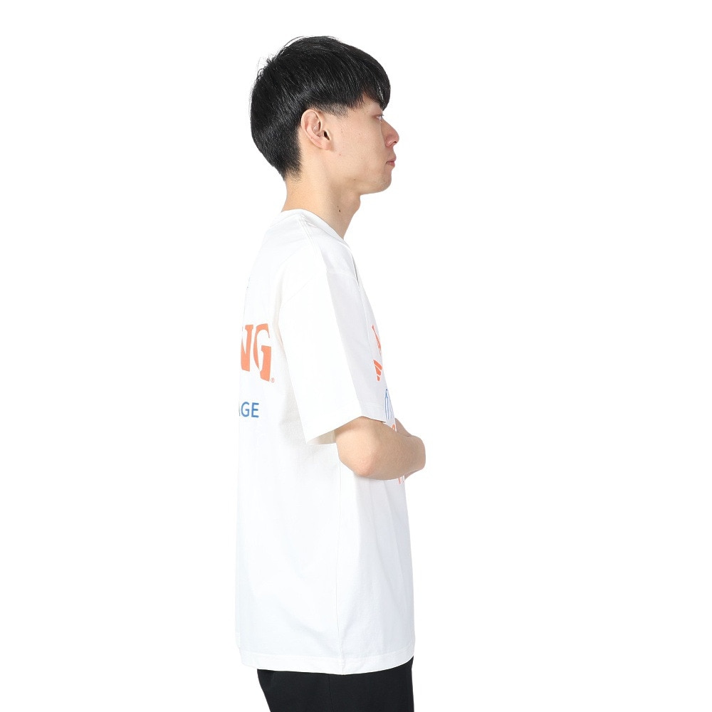 マンハッタンポーテージ（ManhattanPortage）（メンズ、レディース）半袖プリントTシャツ スポルティング 24SS-MP-M574 WHT