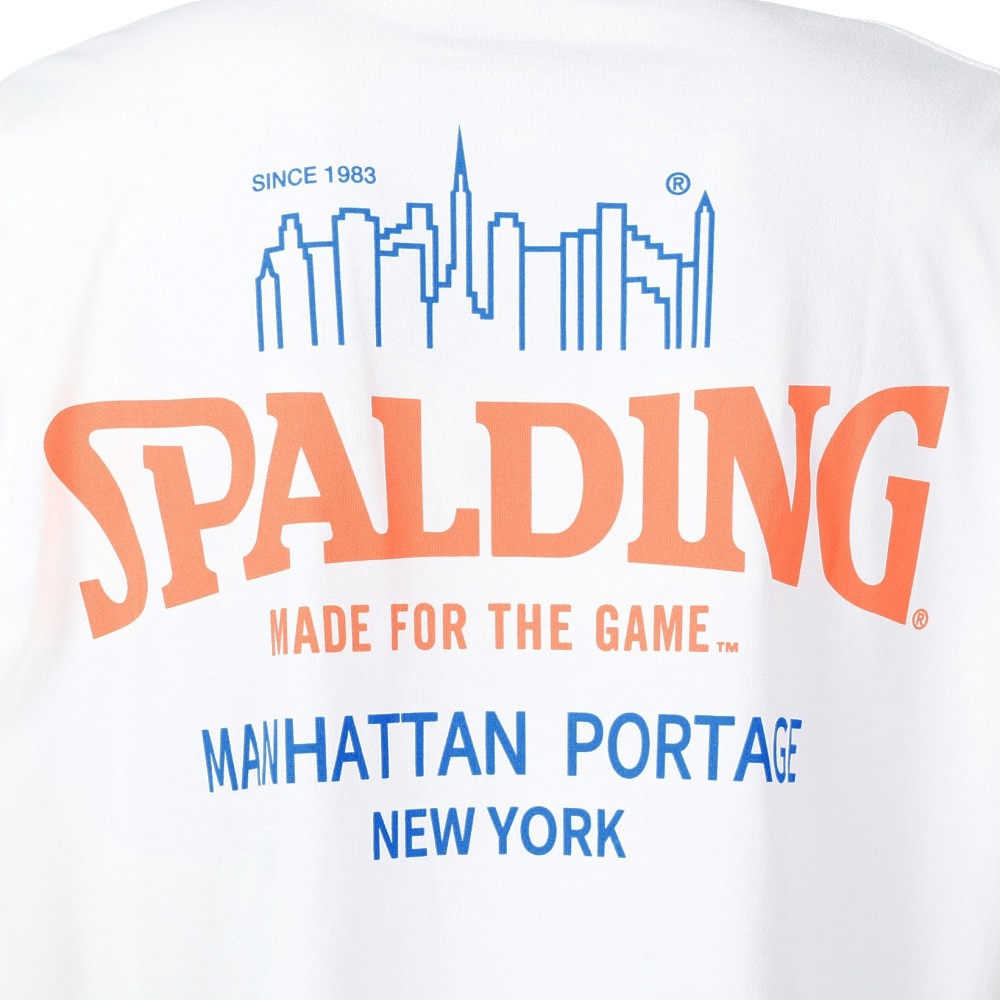 マンハッタンポーテージ（ManhattanPortage）（メンズ、レディース）半袖プリントTシャツ スポルティング 24SS-MP-M574 WHT