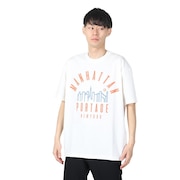 (メンズ、レディース)半袖プリントTシャツ スポルティング 24SS-MP-M574 WHT