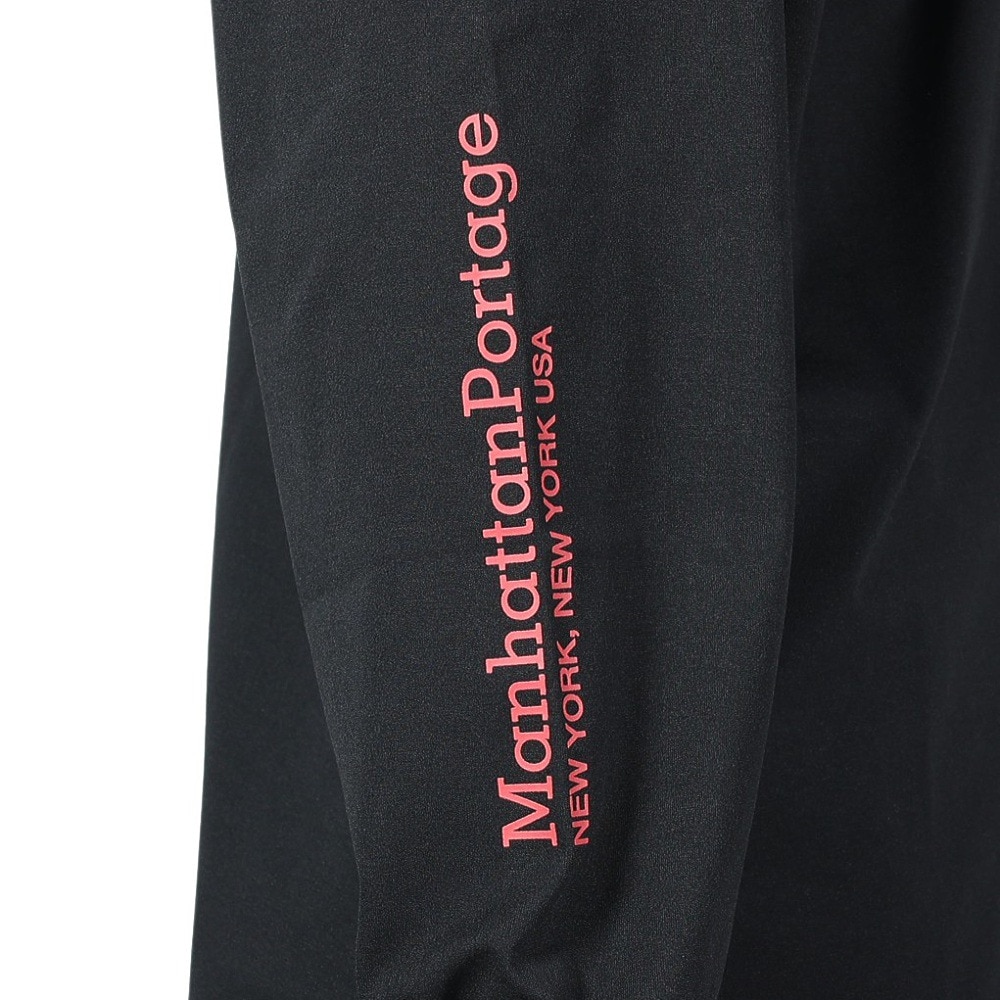 マンハッタンポーテージ（ManhattanPortage）（メンズ、レディース）長袖プリントTシャツ スポルティング 24SS-MP-M575 BLK