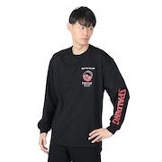 (メンズ、レディース)長袖プリントTシャツ スポルティング 24SS-MP-M575 BLK