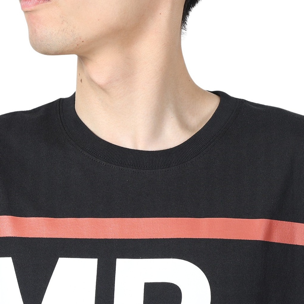 マンハッタンポーテージ（ManhattanPortage）（メンズ、レディース）半袖プリントTシャツ 24SS-MP-M577 BLK