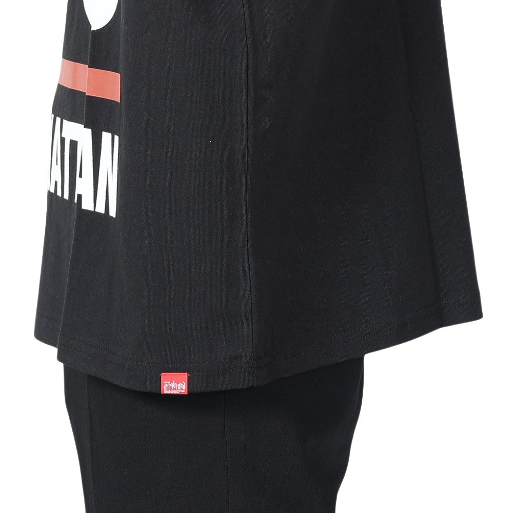 マンハッタンポーテージ（ManhattanPortage）（メンズ、レディース）半袖プリントTシャツ 24SS-MP-M577 BLK