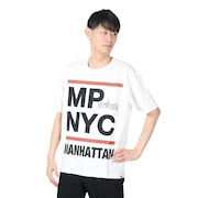 マンハッタンポーテージ（ManhattanPortage）（メンズ、レディース）半袖プリントTシャツ 24SS-MP-M577 WHT