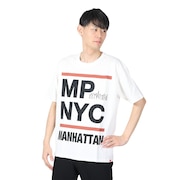 (メンズ、レディース)半袖プリントTシャツ 24SS-MP-M577 WHT