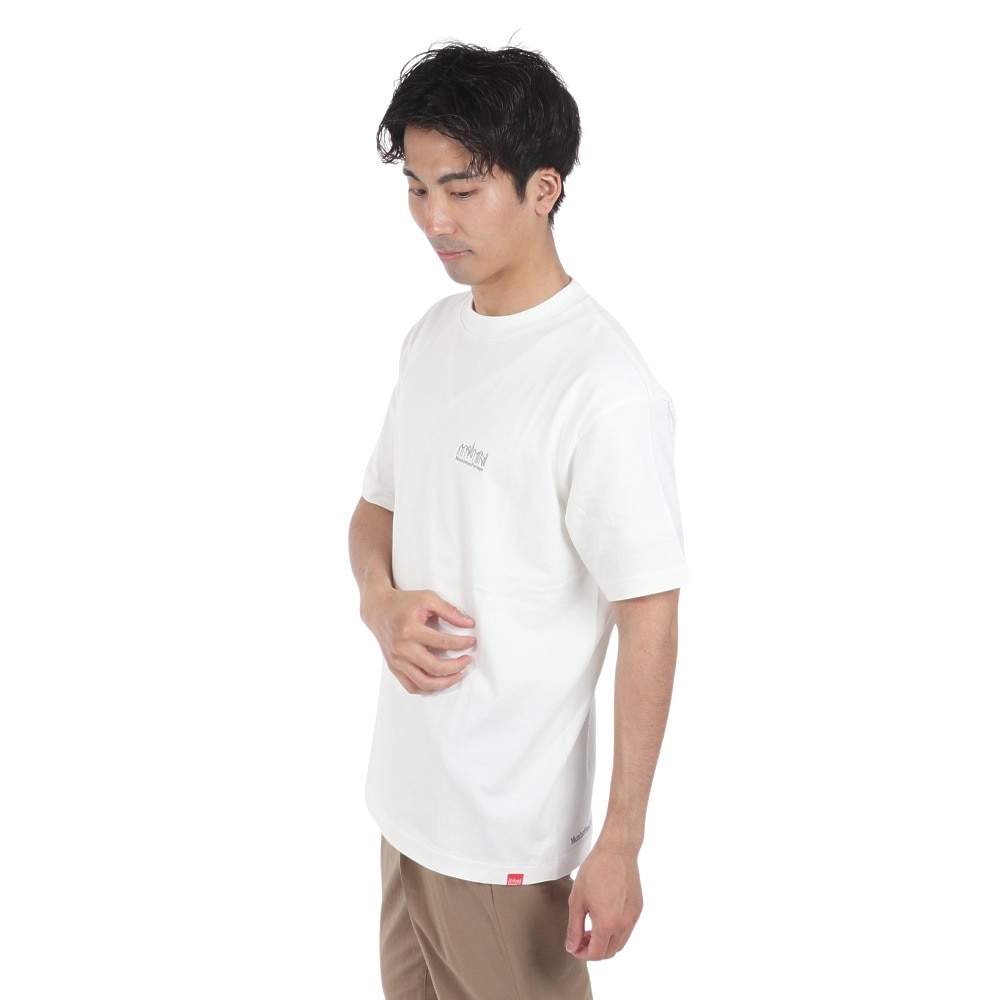 マンハッタンポーテージ（ManhattanPortage）（メンズ）半袖プリントTシャツ 24SS-MP-M579 WHT 1