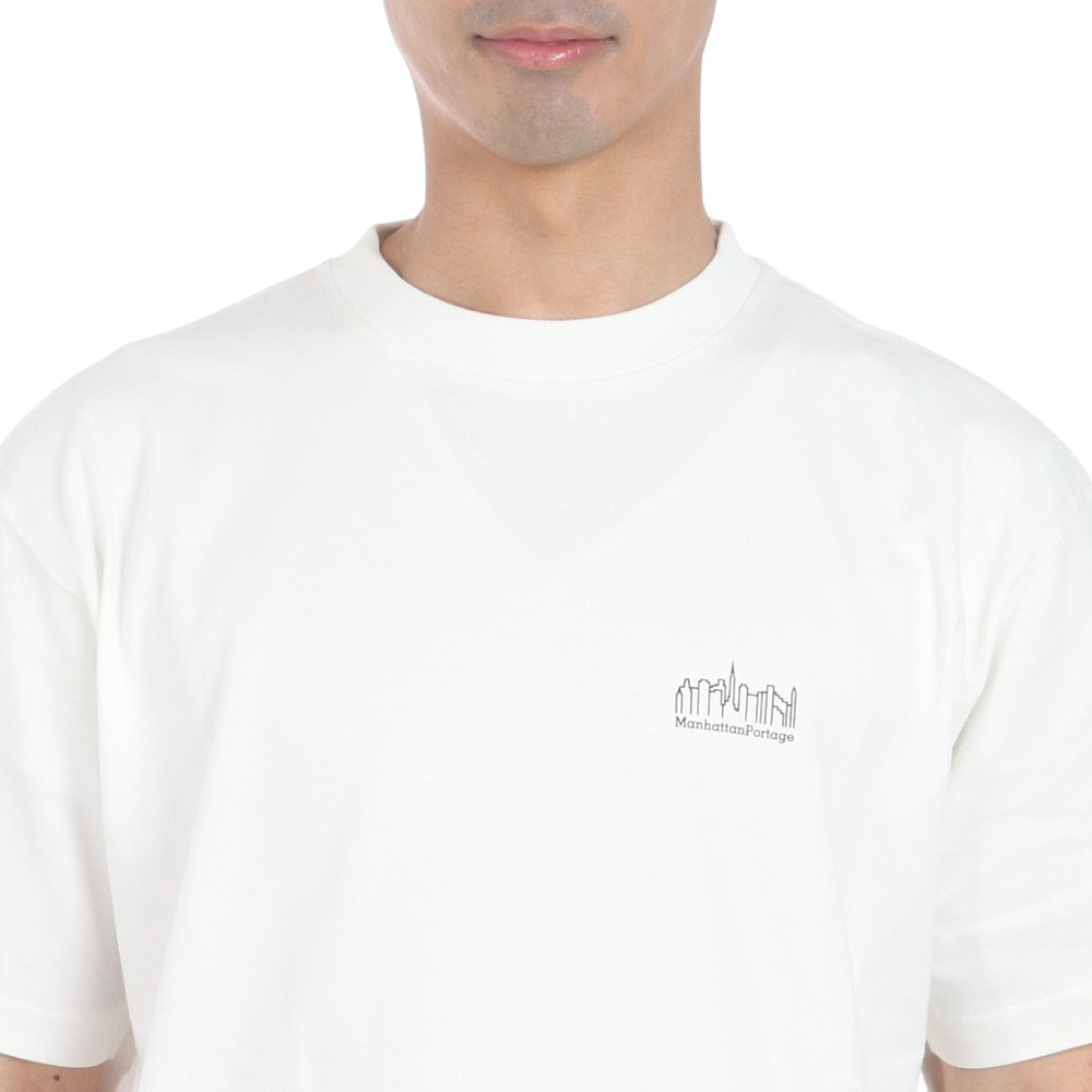 マンハッタンポーテージ（ManhattanPortage）（メンズ）半袖プリントTシャツ 24SS-MP-M579 WHT 1