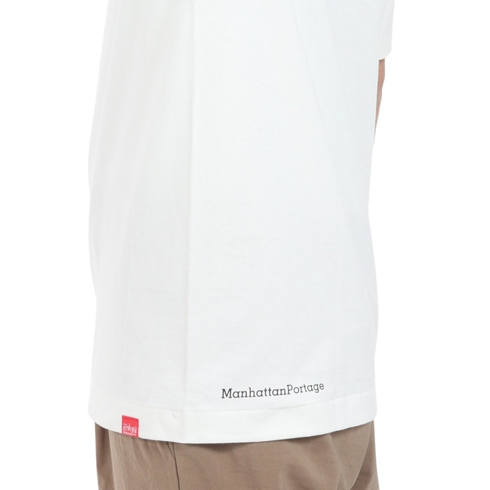 マンハッタンポーテージ（ManhattanPortage）（メンズ）半袖プリントTシャツ 24SS-MP-M579 WHT 1
