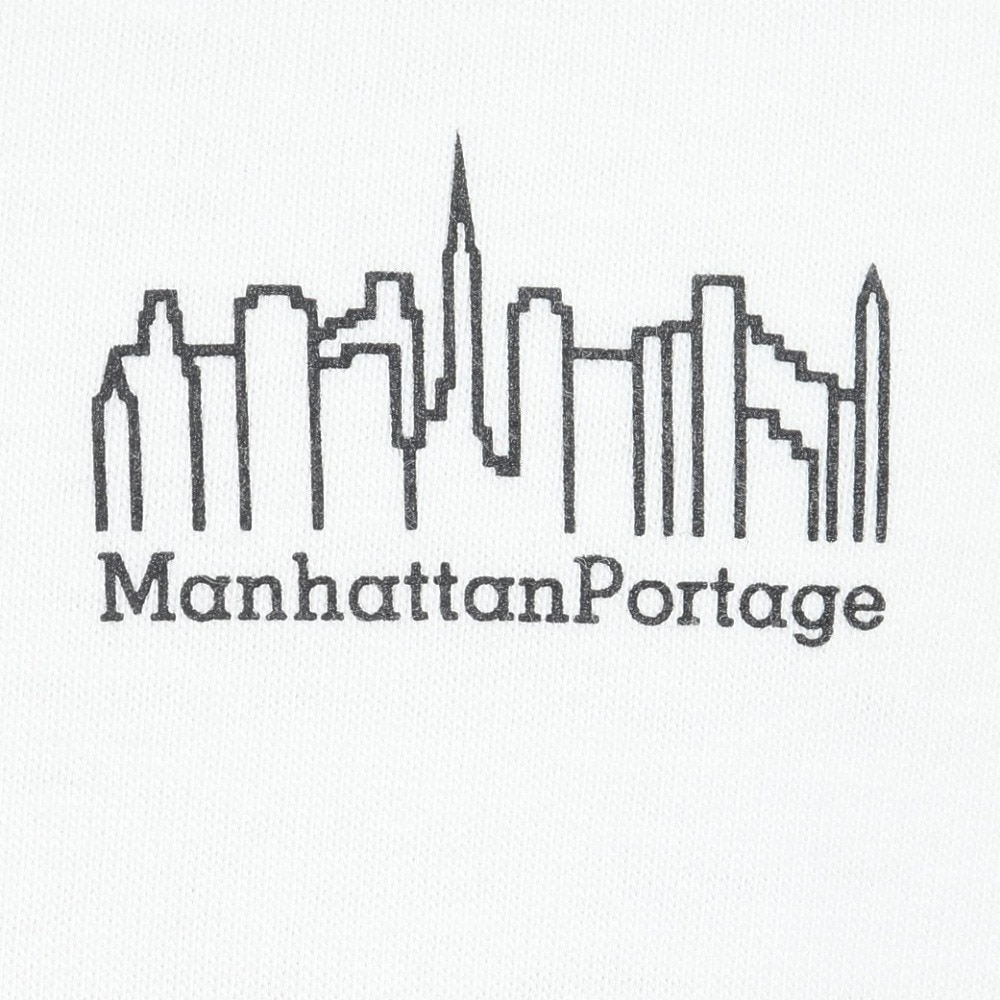 マンハッタンポーテージ（ManhattanPortage）（メンズ）半袖プリントTシャツ 24SS-MP-M579 WHT 1