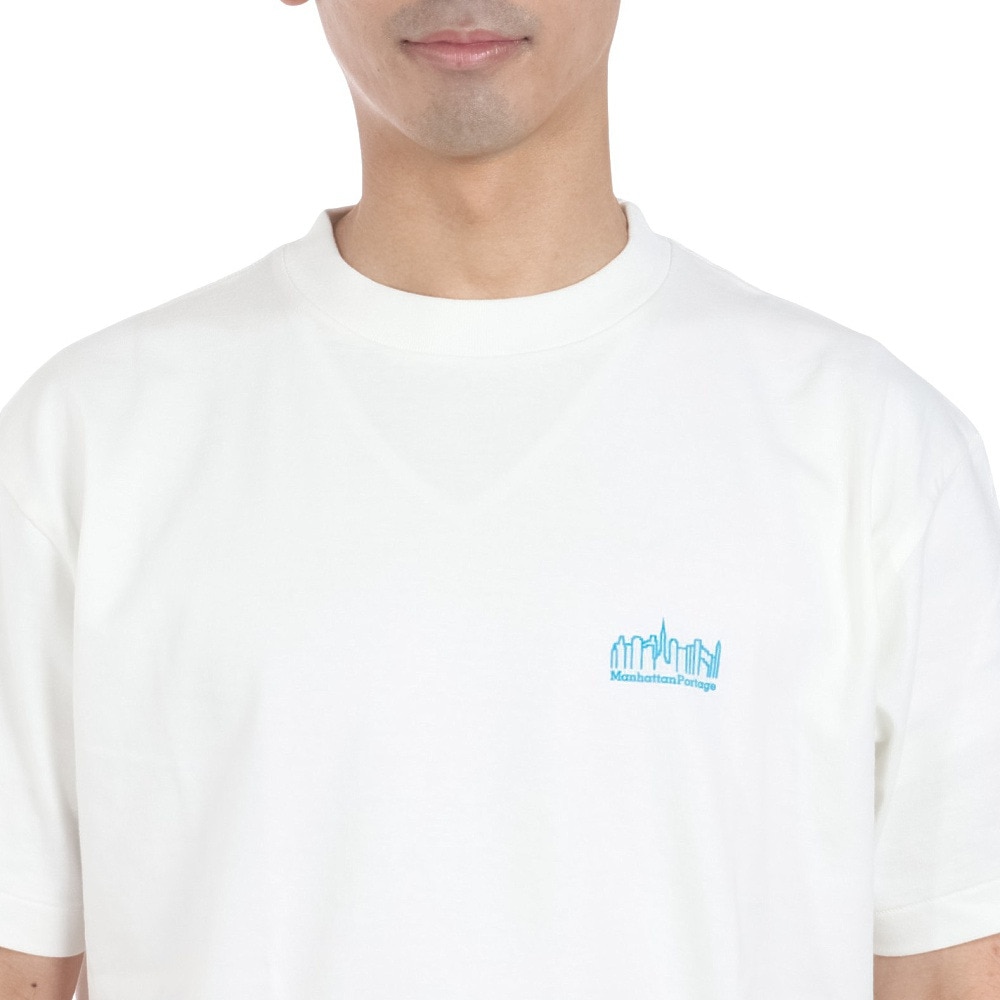 マンハッタンポーテージ（ManhattanPortage）（メンズ、レディース）半袖プリントTシャツ 24SS-MP-M579 WHT 2