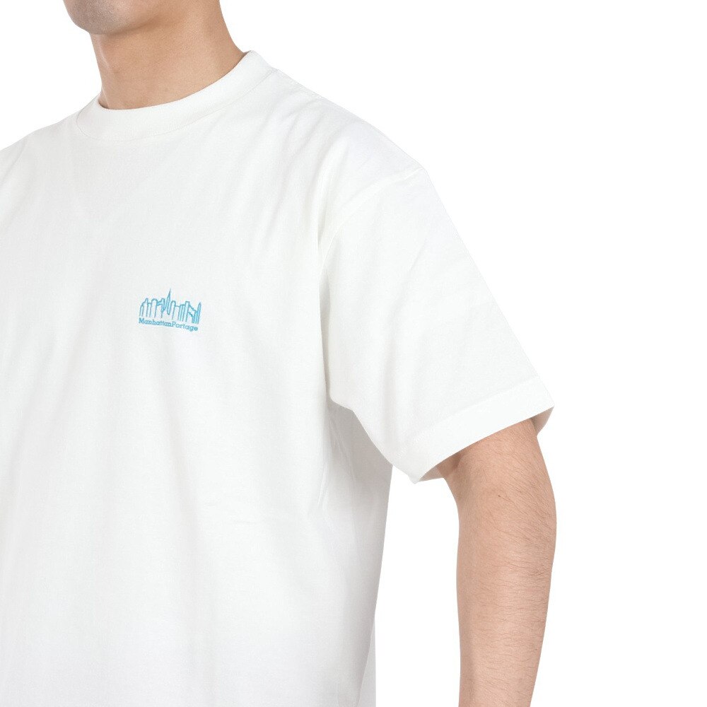 マンハッタンポーテージ（ManhattanPortage）（メンズ、レディース）半袖プリントTシャツ 24SS-MP-M579 WHT 2