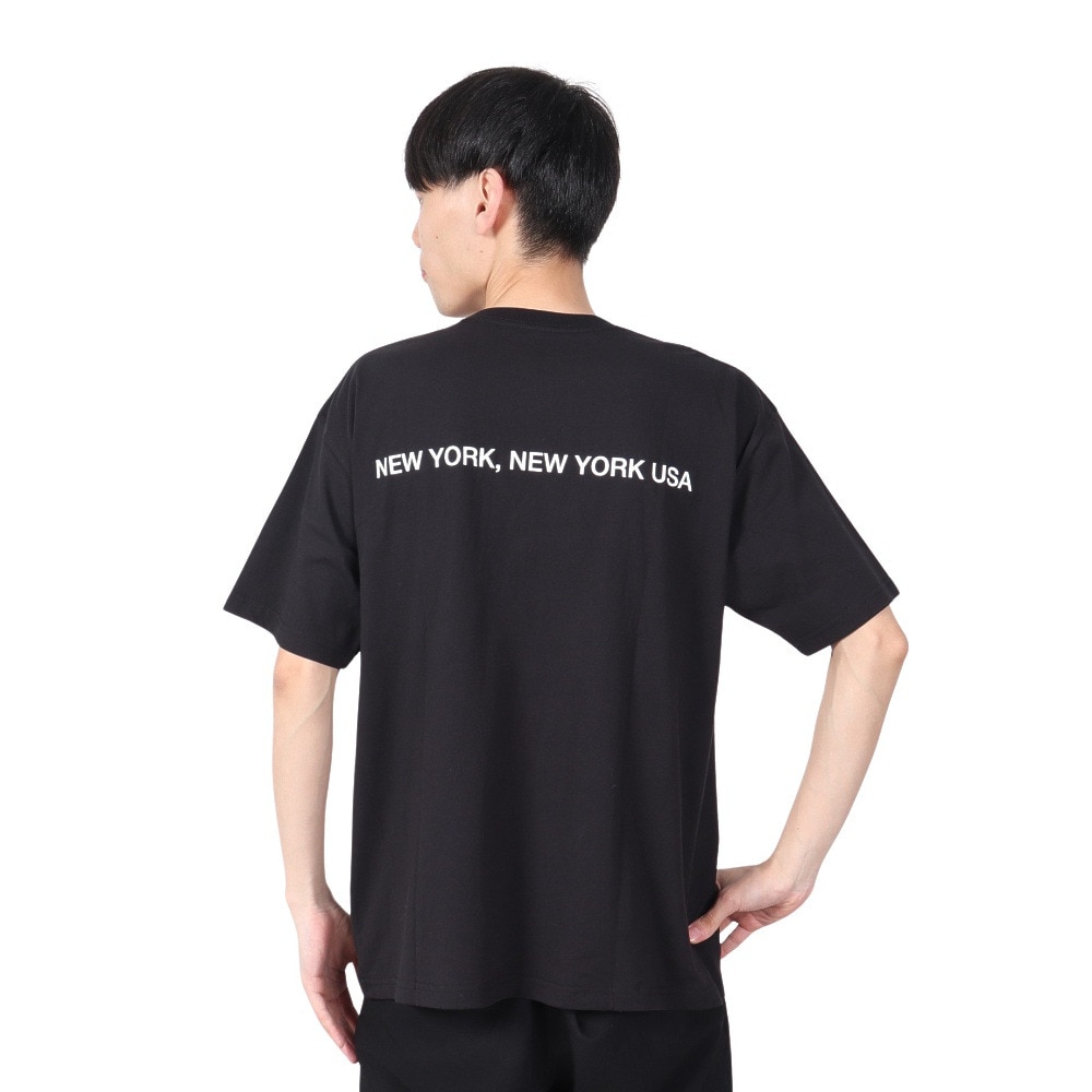 マンハッタンポーテージ（ManhattanPortage）（メンズ、レディース）半袖 ショートスリーブ プリントTシャツ MP-M375 BLK