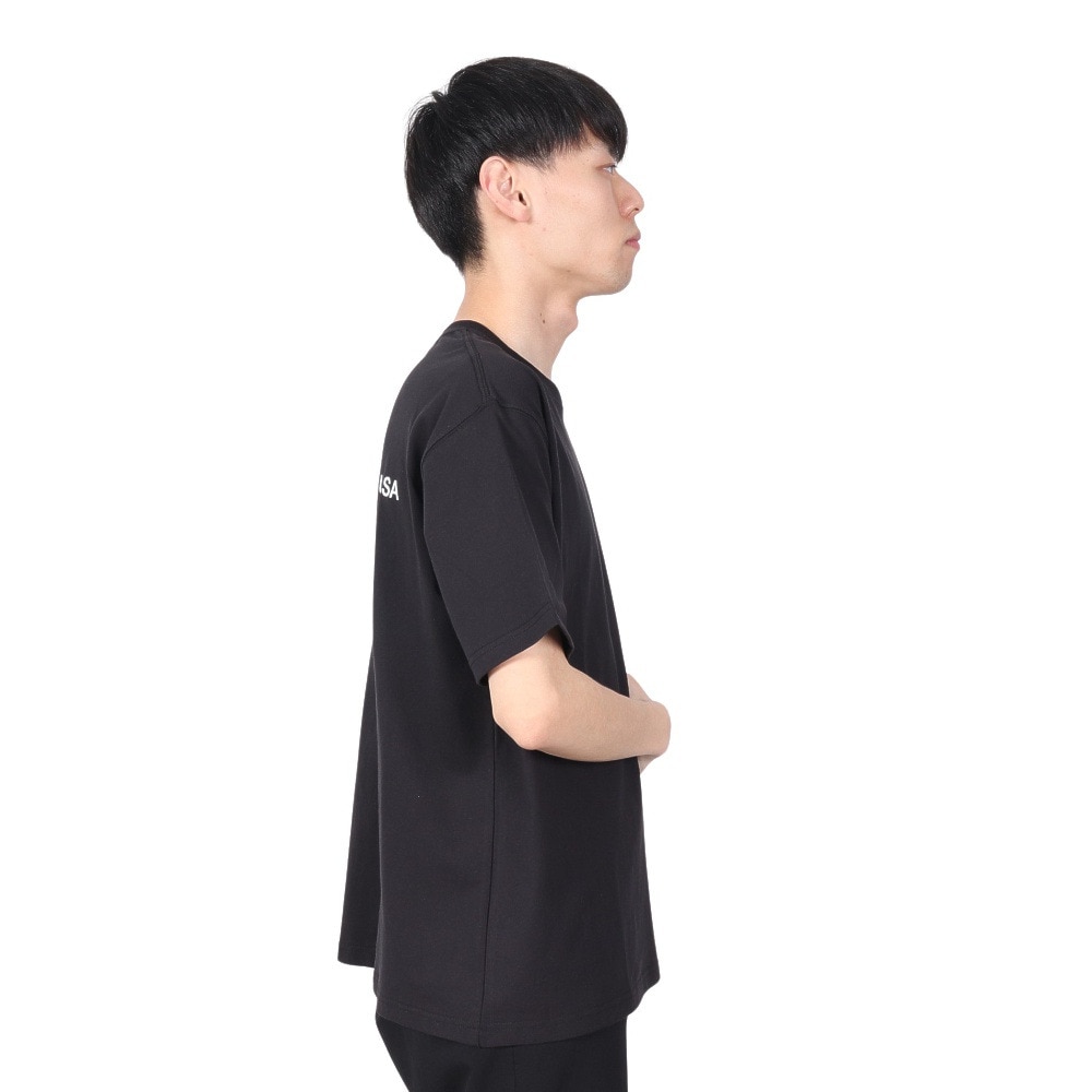 マンハッタンポーテージ（ManhattanPortage）（メンズ、レディース）半袖 ショートスリーブ プリントTシャツ MP-M375 BLK