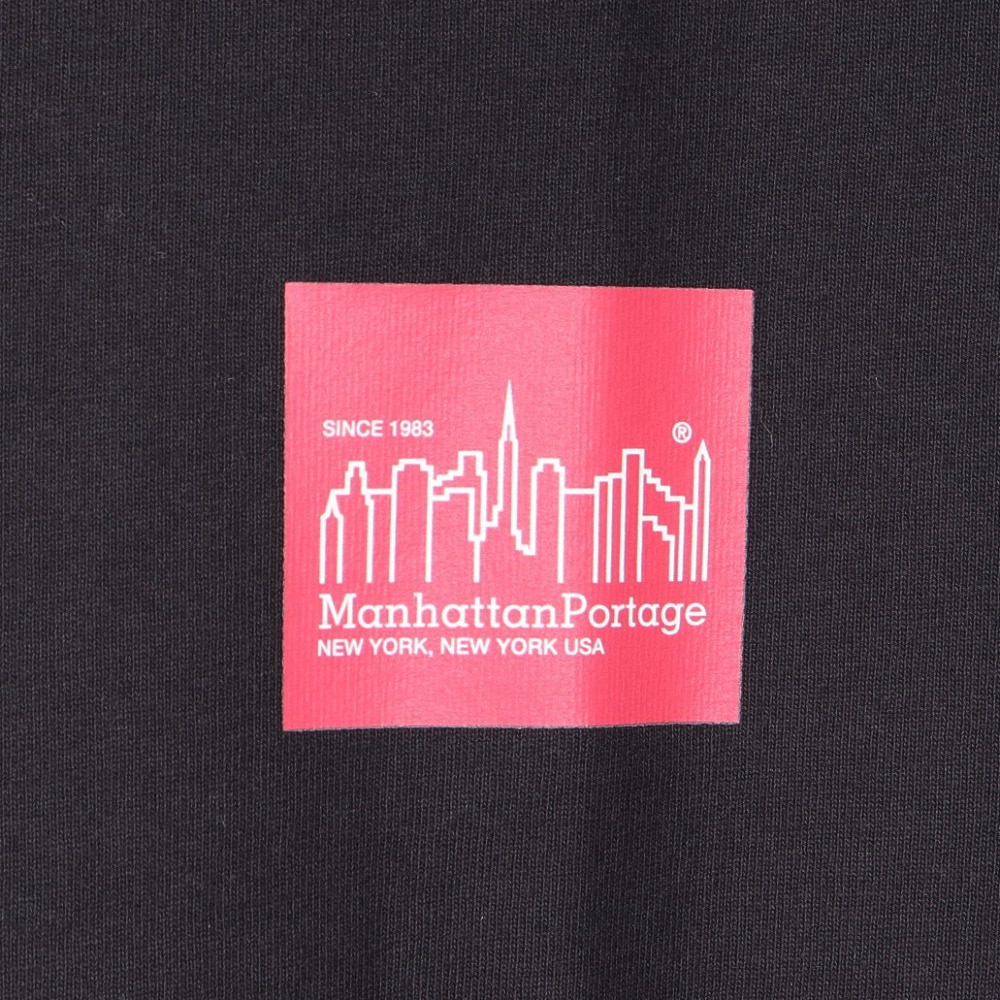 マンハッタンポーテージ（ManhattanPortage）（メンズ、レディース）半袖 ショートスリーブ プリントTシャツ MP-M375 BLK