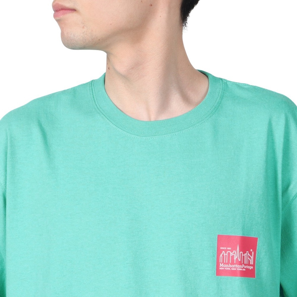 マンハッタンポーテージ（ManhattanPortage）（メンズ、レディース）半袖 ショートスリーブ プリントTシャツ MP-M375 TQU