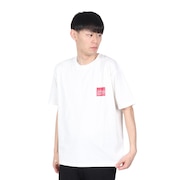 (メンズ、レディース)半袖 ショートスリーブ プリントTシャツ MP-M375 WHT