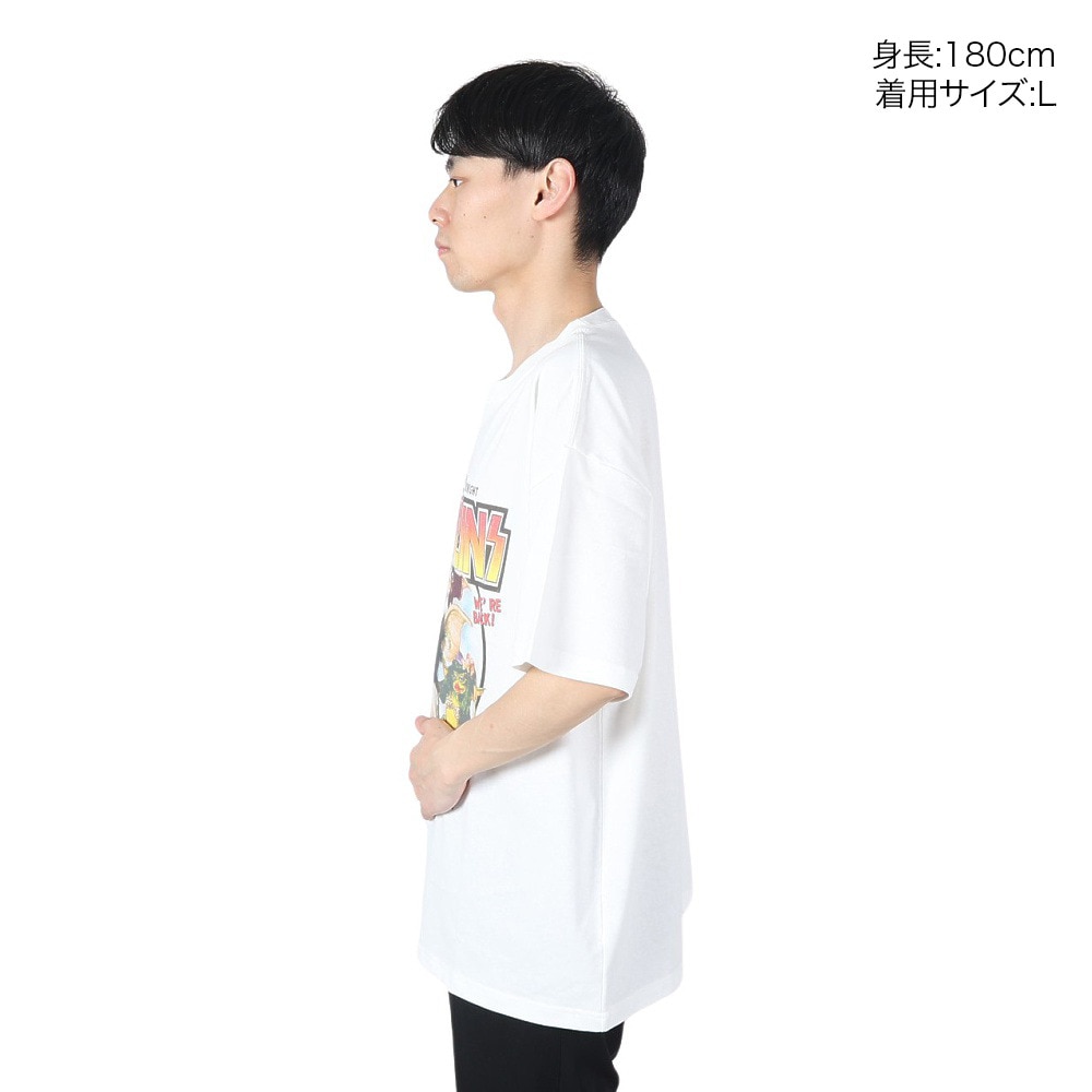グレムリンズ（GREMLINS）（メンズ）GLROCK プリント半袖Tシャツ グレムリン 4515051-07 WHT