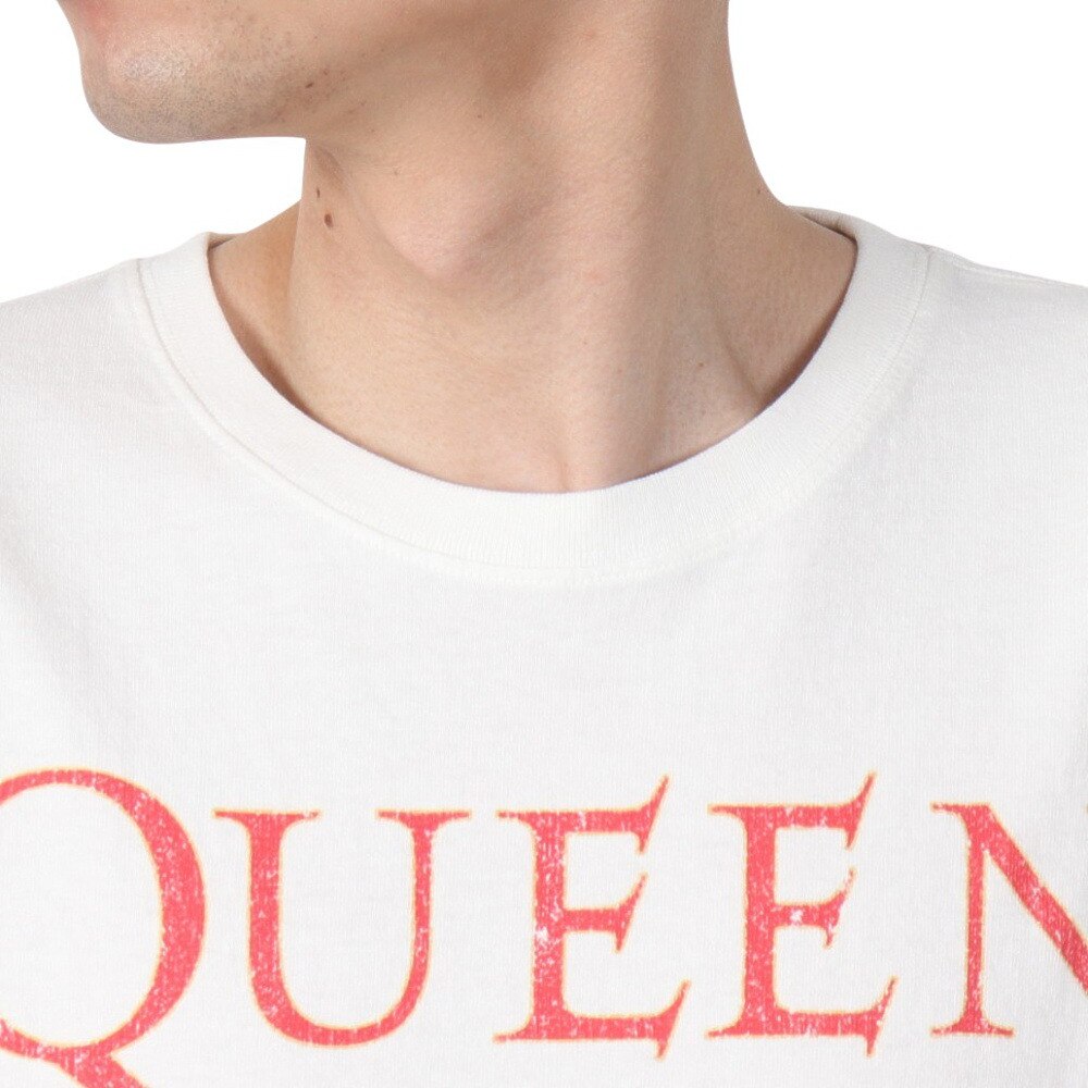 クイーン（Queen）（メンズ）クイーン ロゴ 半袖Tシャツ 4515043-06 OFF