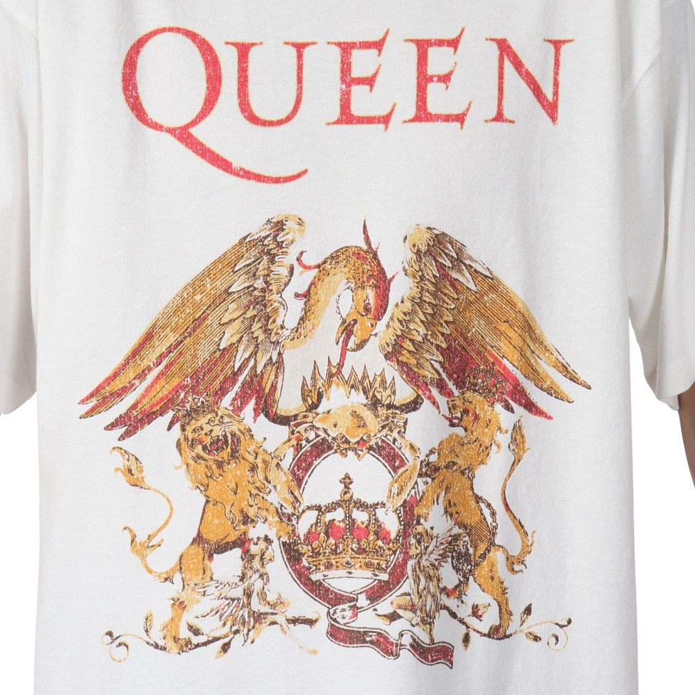 クイーン（Queen）（メンズ）クイーン ロゴ 半袖Tシャツ 4515043-06 OFF