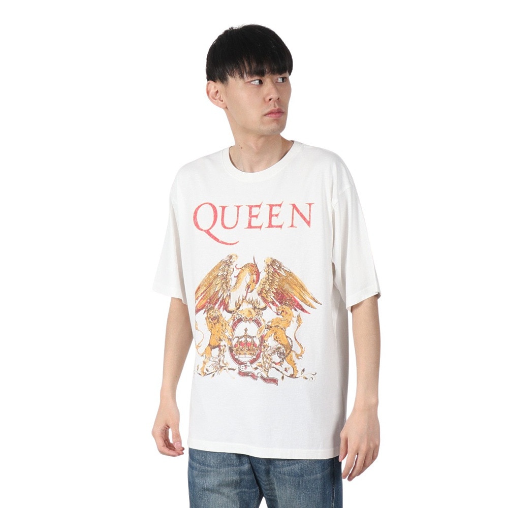 クイーン（Queen）（メンズ）クイーン ロゴ 半袖Tシャツ 4515043-06 OFF