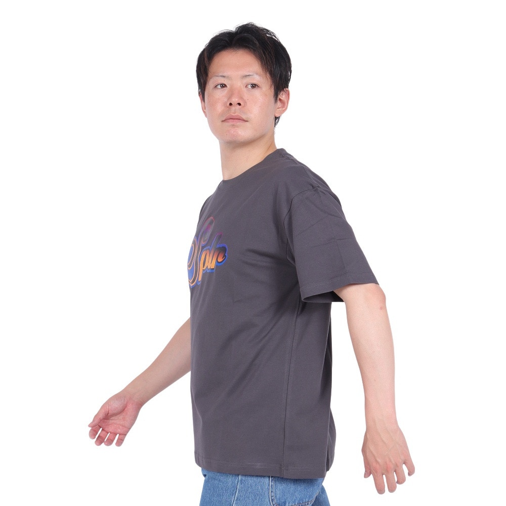 SPLR（SPLR）（メンズ）グレイディエント ロゴ 半袖Tシャツ 2412-18113-00300
