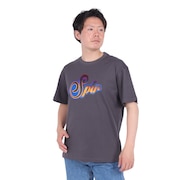 (メンズ)グレイディエント ロゴ 半袖Tシャツ 2412-18113-00300