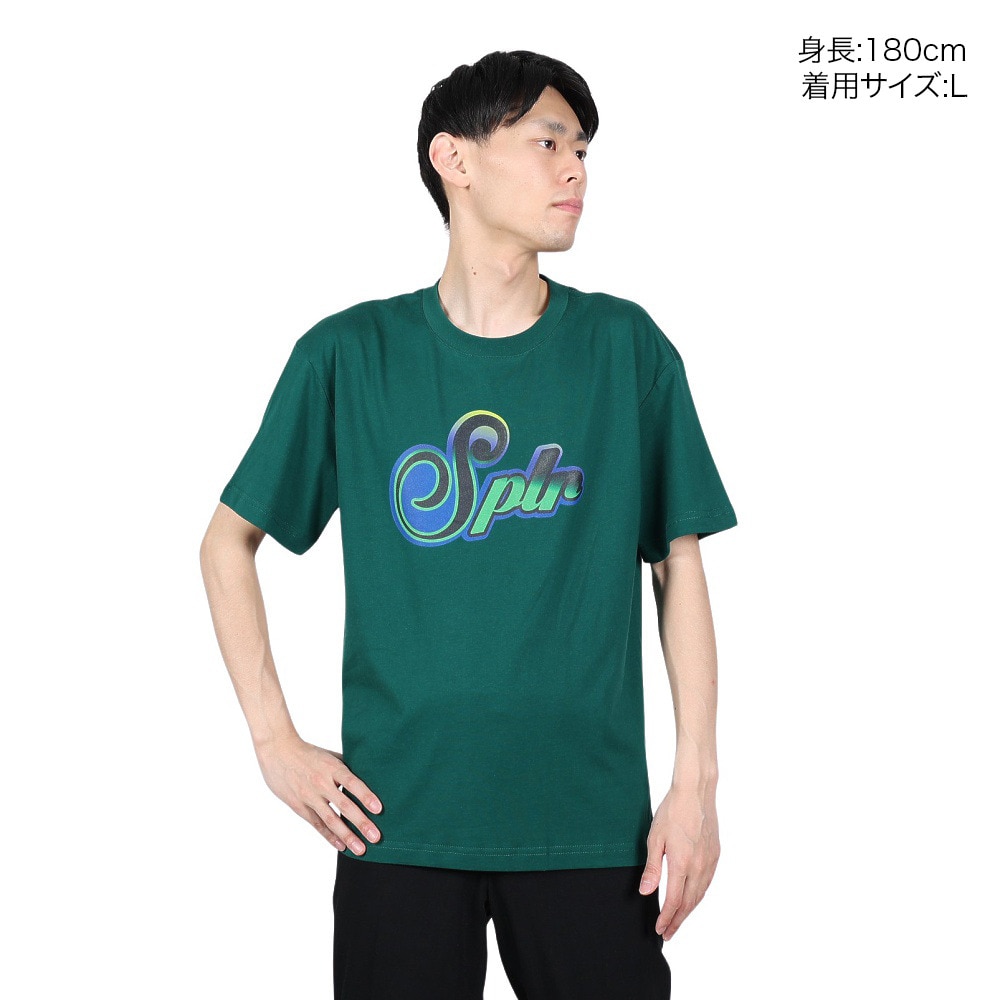 SPLR（SPLR）（メンズ）Gradient ロゴ 半袖Tシャツ 2412-18113-00330