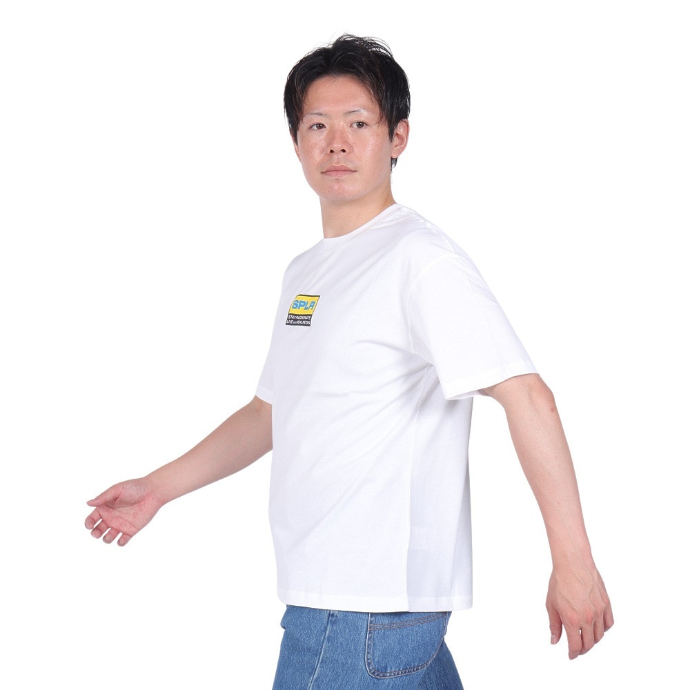 SPLR（SPLR）（メンズ）ホワイトラベル ロゴ 半袖Tシャツ 2412-18113-00740