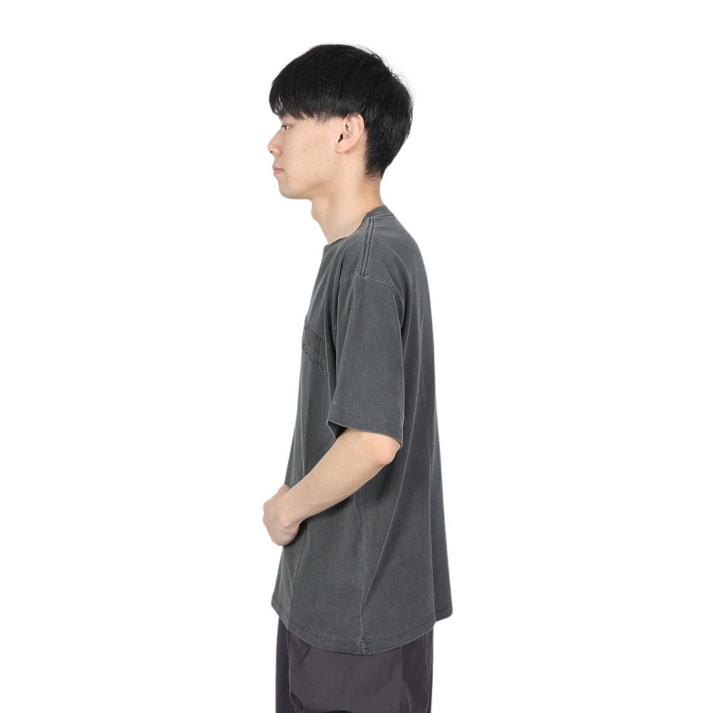 グルーブ（メンズ）ピグメント ロゴ 半袖 Tシャツ 4523003-01 BLK