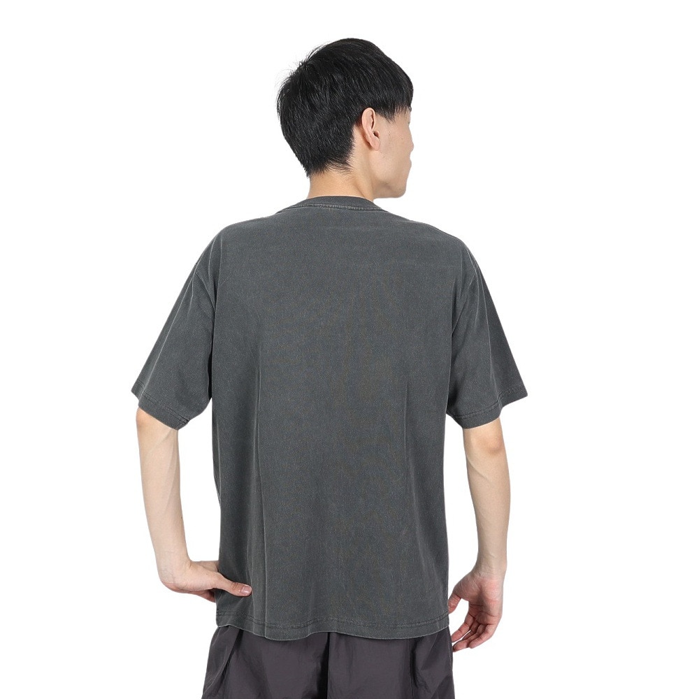グルーブ（メンズ）ピグメント ロゴ 半袖 Tシャツ 4523003-01 BLK