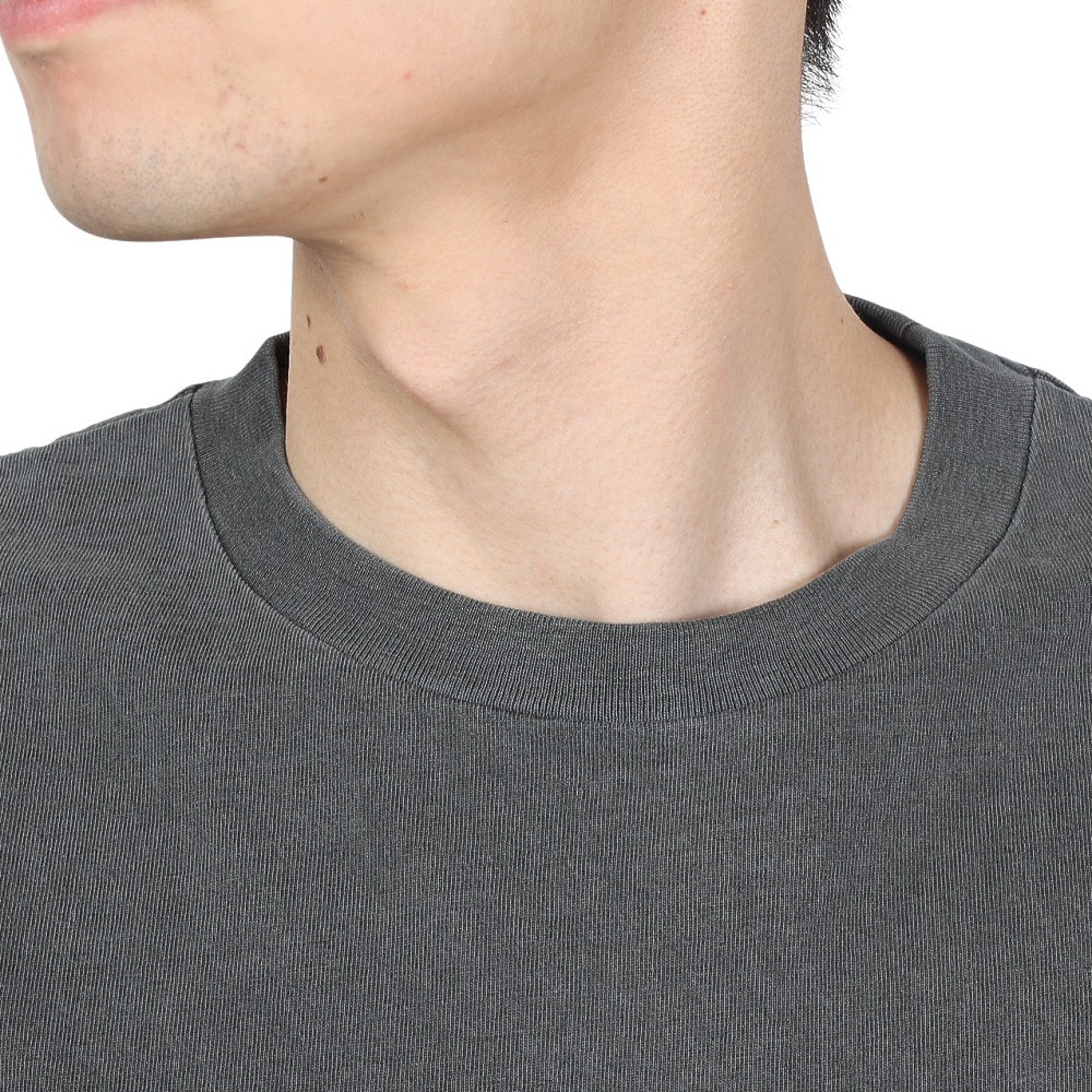 グルーブ（メンズ）ピグメント ロゴ 半袖 Tシャツ 4523003-01 BLK
