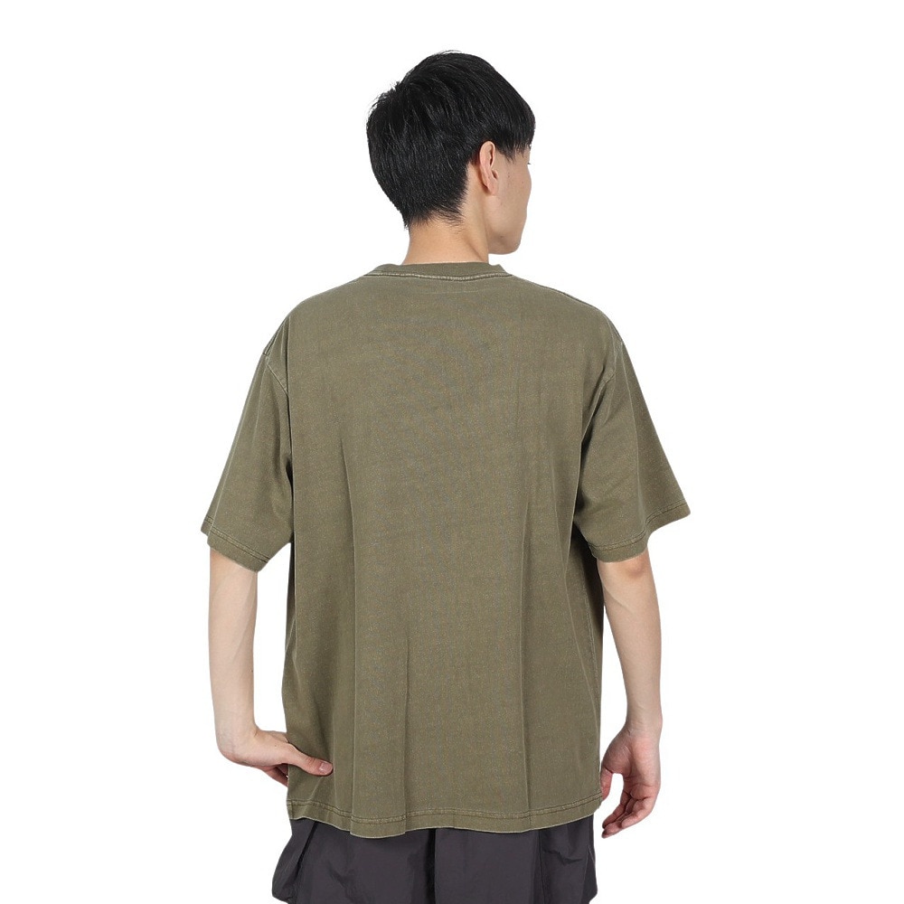 グルーブ（メンズ）ピグメント ロゴ 半袖 Tシャツ 4523003-31 KHA