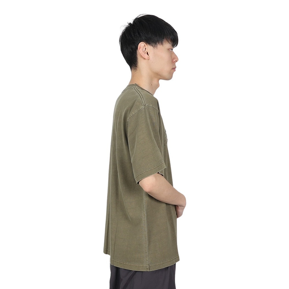 グルーブ（メンズ）ピグメント ロゴ 半袖 Tシャツ 4523003-31 KHA