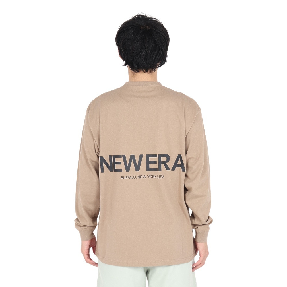 ニューエラ（NEW ERA）（メンズ、レディース）長袖 オーバーサイズド コットン Tシャツ The Origin 14324696