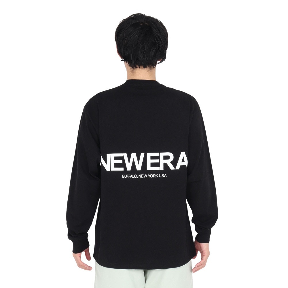 ニューエラ（NEW ERA）（メンズ、レディース）長袖 オーバーサイズド コットン Tシャツ The Origin 14324697