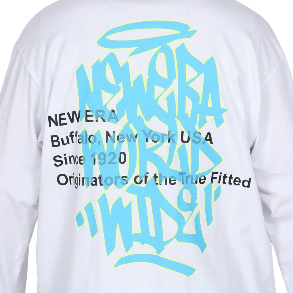 ニューエラ（NEW ERA）（メンズ、レディース）長袖 オーバーサイズド コットン Tシャツ Graffiti 14324706
