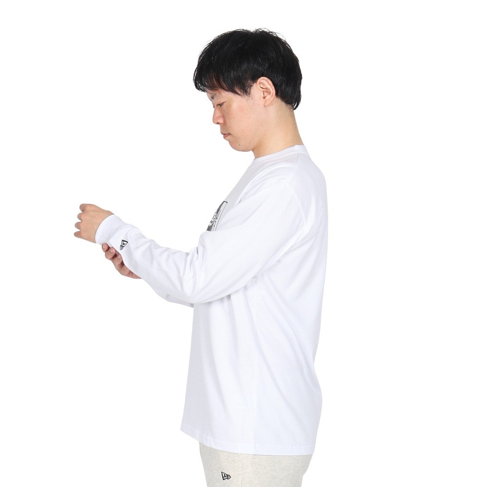 ニューエラ（NEW ERA）（メンズ）長袖コットンTシャツ ボックスロゴ パターン 14324722