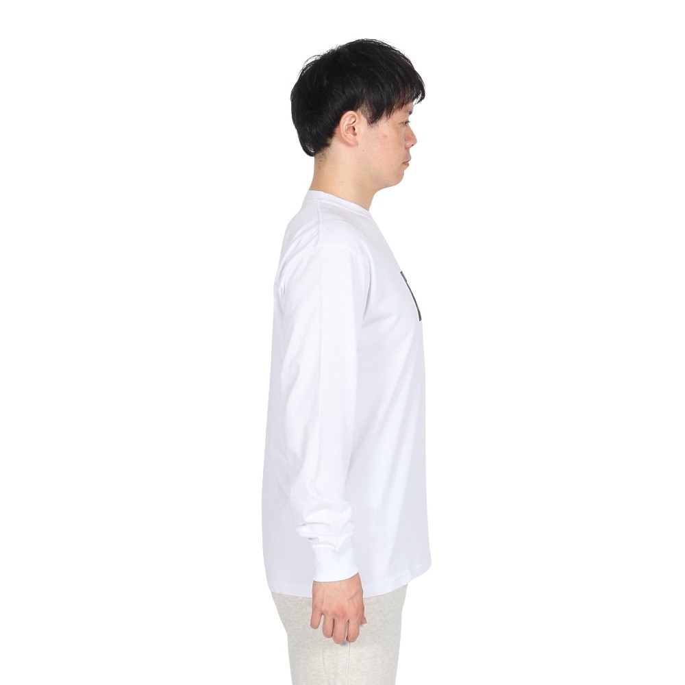 ニューエラ（NEW ERA）（メンズ）長袖コットンTシャツ ボックスロゴ パターン 14324722